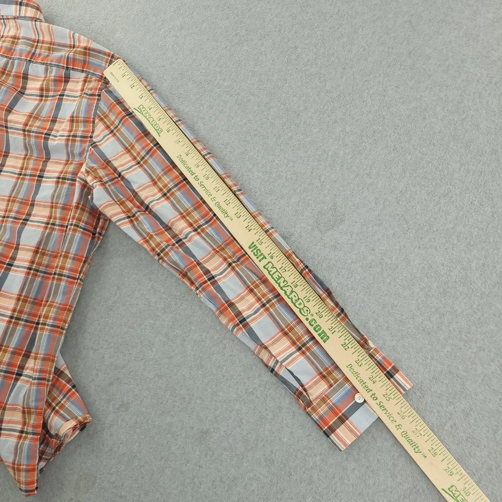 Banana Republic Shirt Mens XL Multicolor Plaid Long Sleeve Button Up Soft Wash